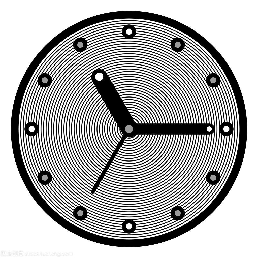 時(shí)針與分針的藝術(shù) 矢量插畫(huà)中的鐘表美學(xué)